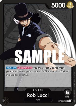 Rob Lucci (076) (OP03-076) [Pillars of Strength] - Deck Out Gaming