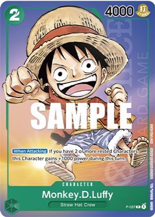 Monkey.D.Luffy (Anime Expo 2023) (P-037) [One Piece Promotion Cards] - Deck Out Gaming