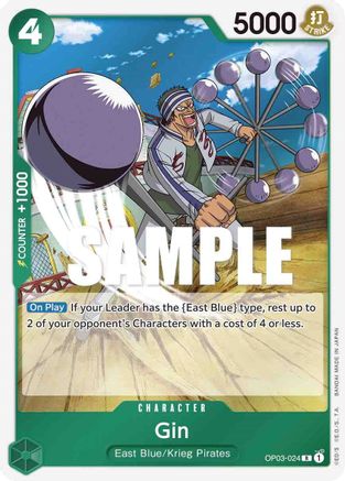 Gin (OP03-024) [Pillars of Strength] Foil - Deck Out Gaming