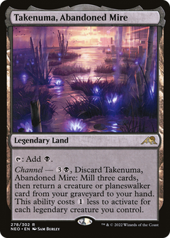 Takenuma, Abandoned Mire (278) [Kamigawa: Neon Dynasty] foil - Deck Out Gaming