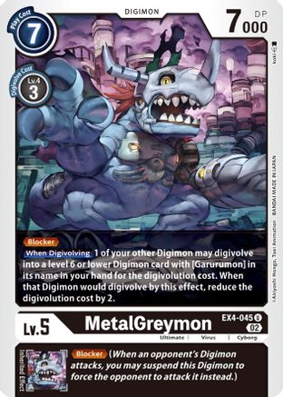 MetalGreymon - EX4-045 (EX4-045) [Alternative Being Booster] - Deck Out Gaming