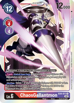ChaosGallantmon (EX4-011) [Alternative Being Booster] Foil - Deck Out Gaming