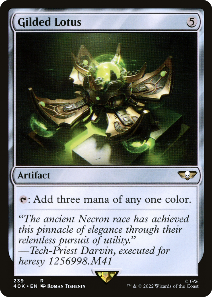 Gilded Lotus (239) [Universes Beyond: Warhammer 40,000] - Deck Out Gaming