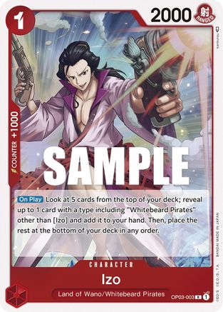 Izo (OP03-003) [Pillars of Strength] Foil - Deck Out Gaming