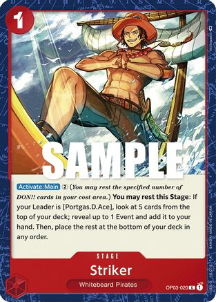 Striker (OP03-020) [Pillars of Strength] - Deck Out Gaming