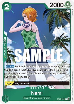 Nami (030) (OP03-030) [Pillars of Strength] Foil - Deck Out Gaming