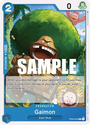 Gaimon (OP03-043) [Pillars of Strength] - Deck Out Gaming
