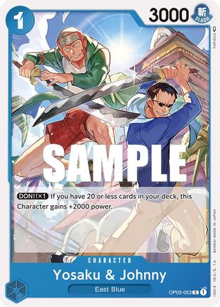 Yosaku & Johnny (OP03-053) [Pillars of Strength] - Deck Out Gaming