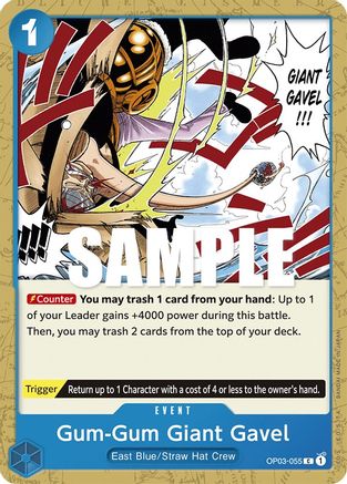 Gum-Gum Giant Gavel (OP03-055) [Pillars of Strength] - Deck Out Gaming