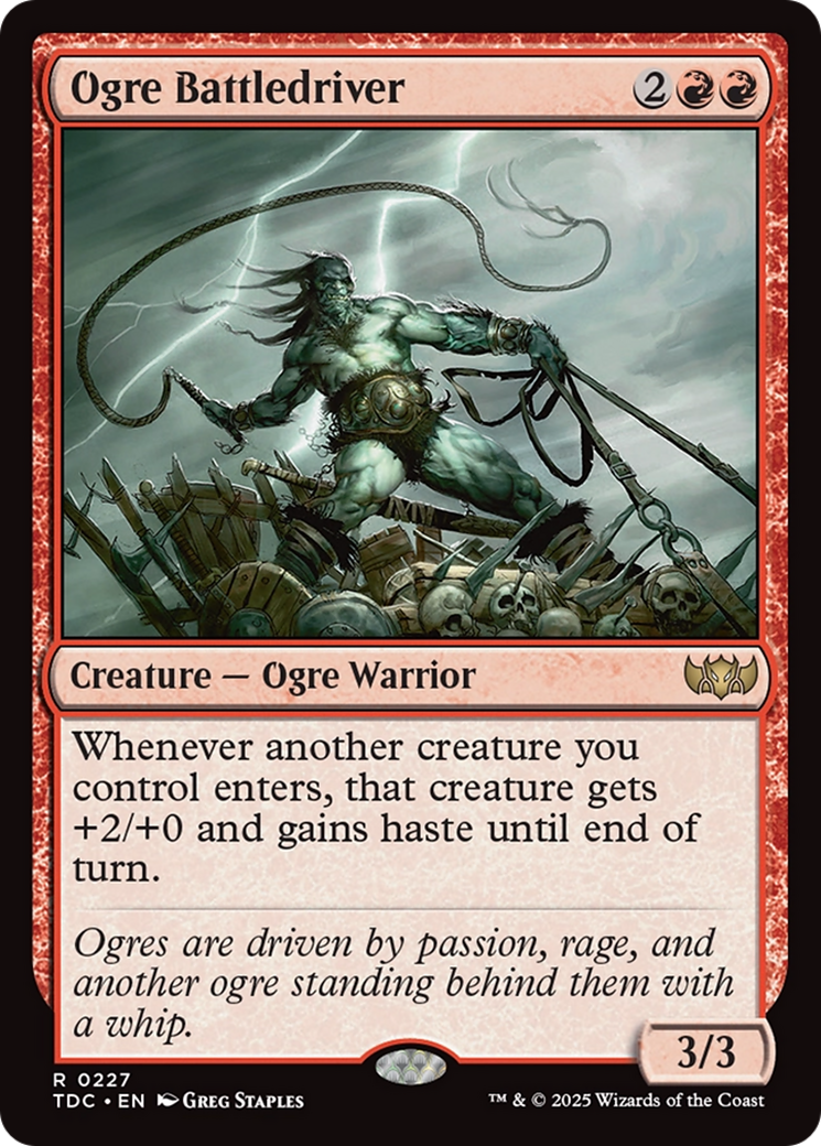 Ogre Battledriver (227) [Commander: Tarkir: Dragonstorm] - Deck Out Gaming