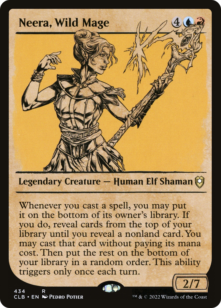 Neera, Wild Mage (Showcase) (434) [Commander Legends: Battle for Baldur's Gate] - Deck Out Gaming