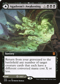 Agadeem's Awakening (Extended Art) (336) [Zendikar Rising] foil - Deck Out Gaming