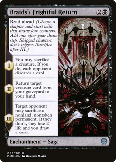 Braids's Frightful Return (85) [Dominaria United] - Deck Out Gaming