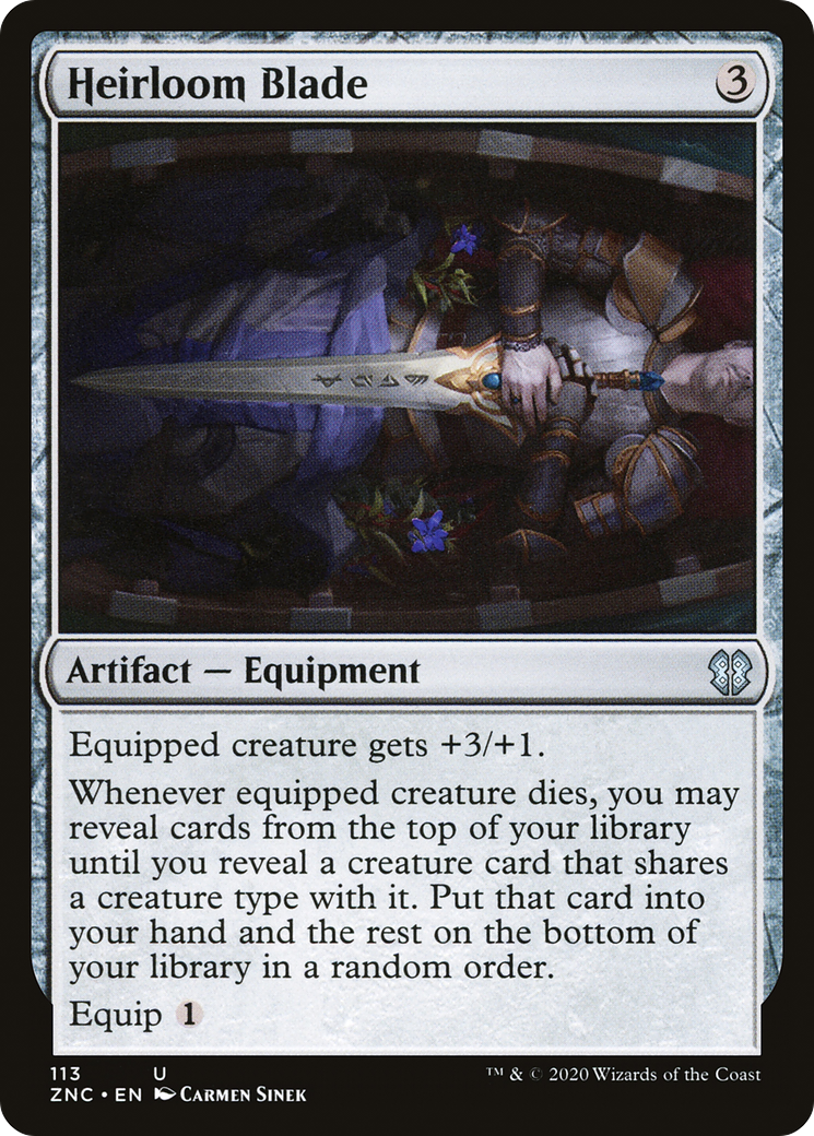 Heirloom Blade (113) [Commander: Zendikar Rising] - Deck Out Gaming