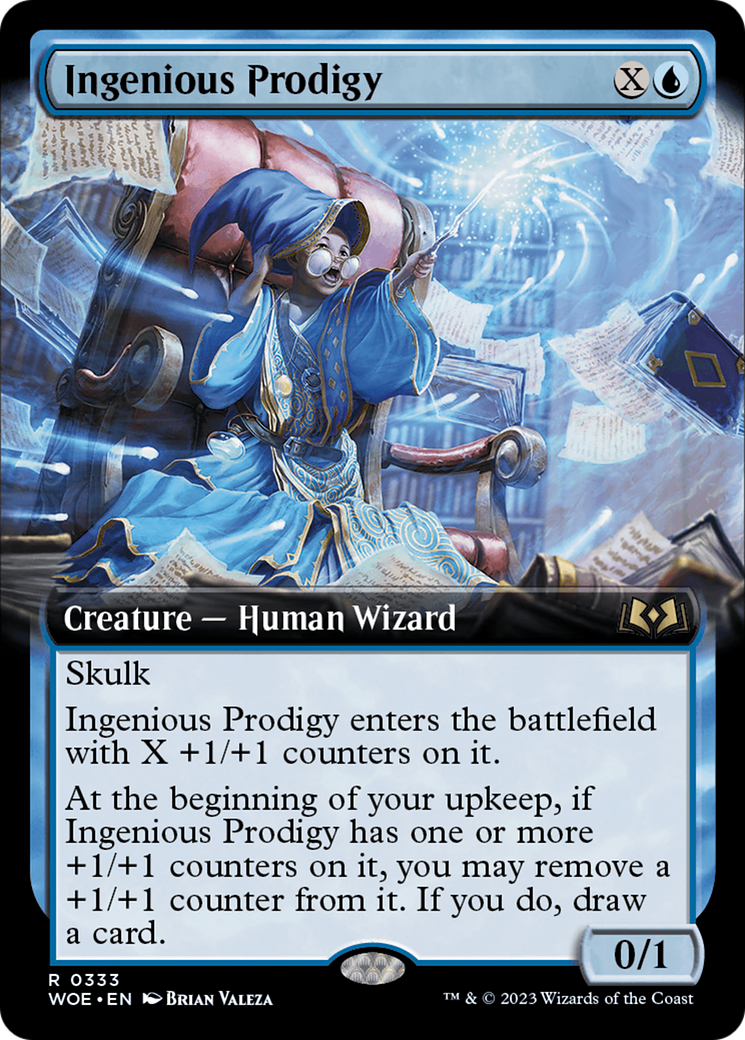 Ingenious Prodigy (Extended Art) (333) [Wilds of Eldraine] - Deck Out Gaming