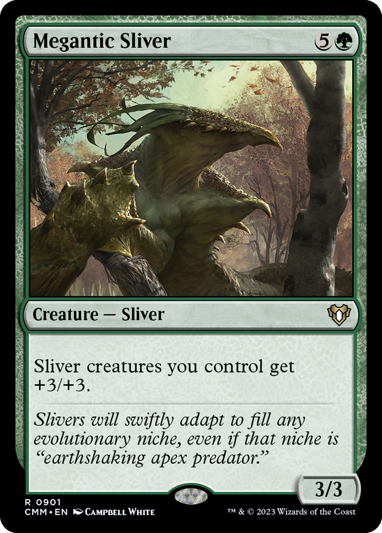 Megantic Sliver (901) [Commander Masters] - Deck Out Gaming
