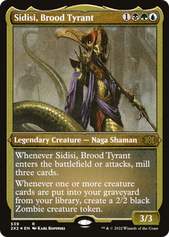 Sidisi, Brood Tyrant (Foil Etched) (539) [Double Masters 2022] foil - Deck Out Gaming