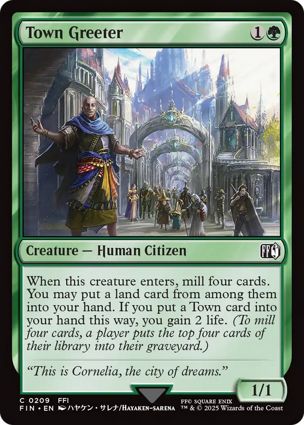 Town Greeter (209) [FINAL FANTASY] foil - Deck Out Gaming