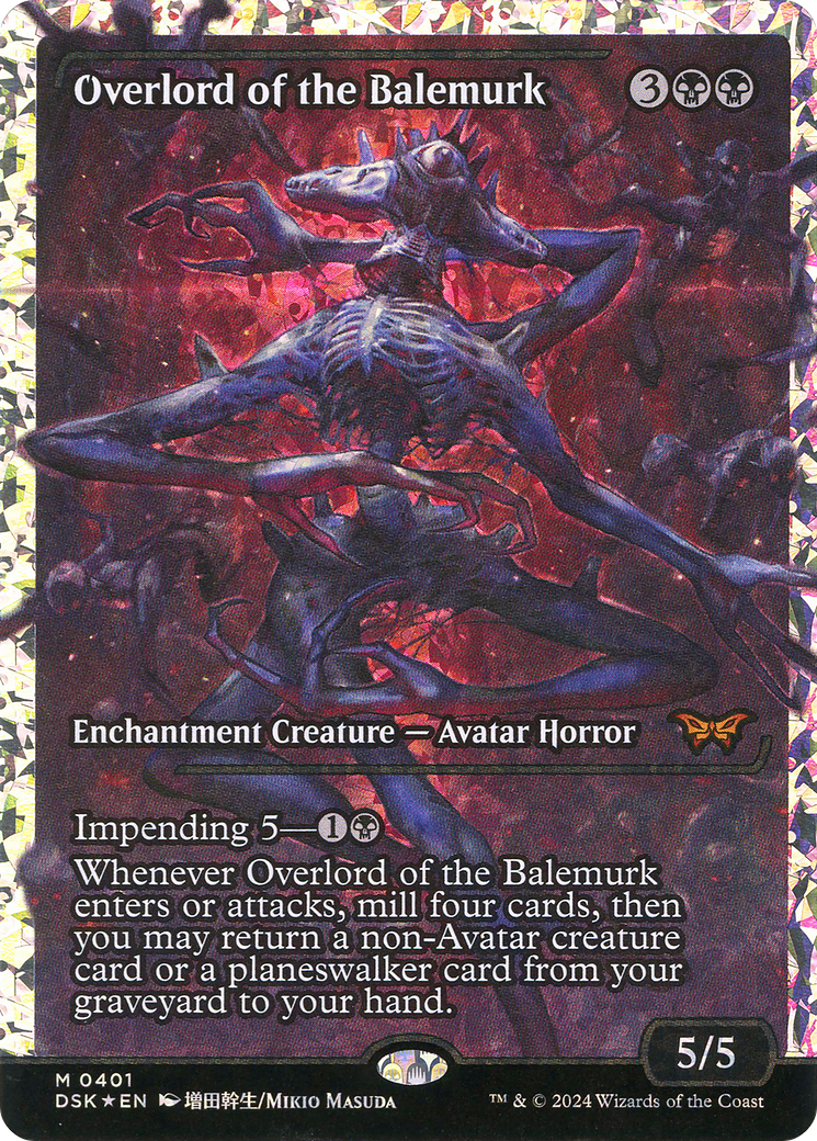 Overlord of the Balemurk (401) [Duskmourn: House of Horror] foil - Deck Out Gaming