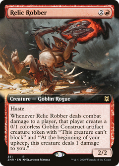 Relic Robber (Extended Art) (351) [Zendikar Rising] foil - Deck Out Gaming