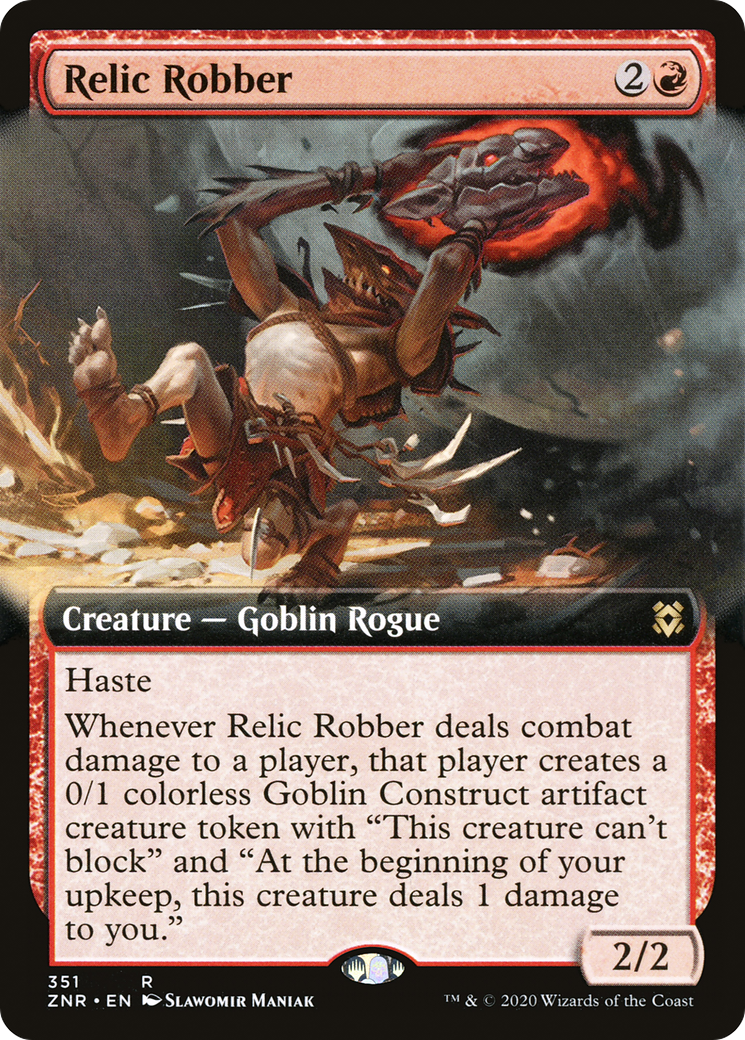 Relic Robber (Extended Art) (351) [Zendikar Rising] foil - Deck Out Gaming