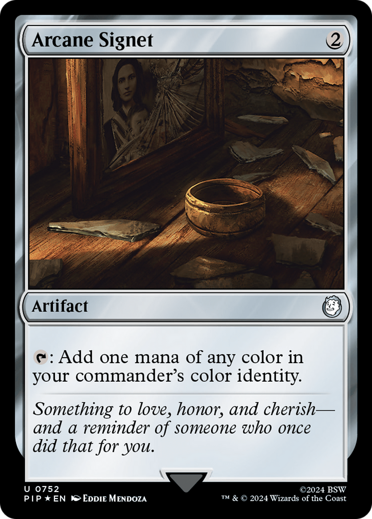 Arcane Signet (Surge Foil) (752) [Fallout] foil - Deck Out Gaming