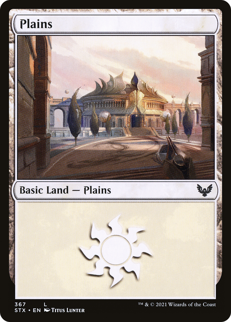 Plains (367) (367) [Strixhaven: School of Mages] - Deck Out Gaming
