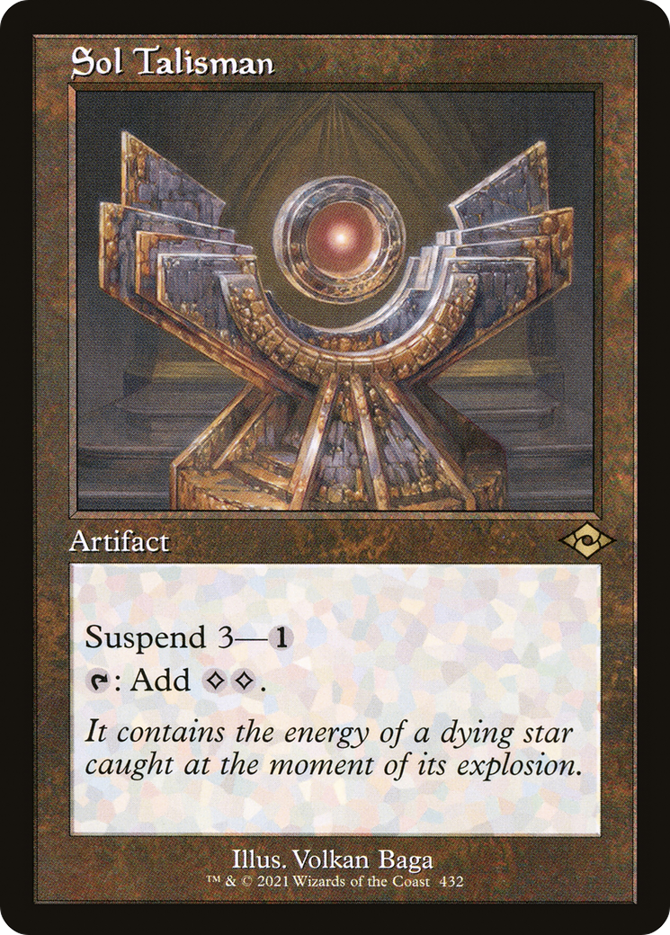 Sol Talisman (Retro Frame) (432) [Modern Horizons 2] foil - Deck Out Gaming