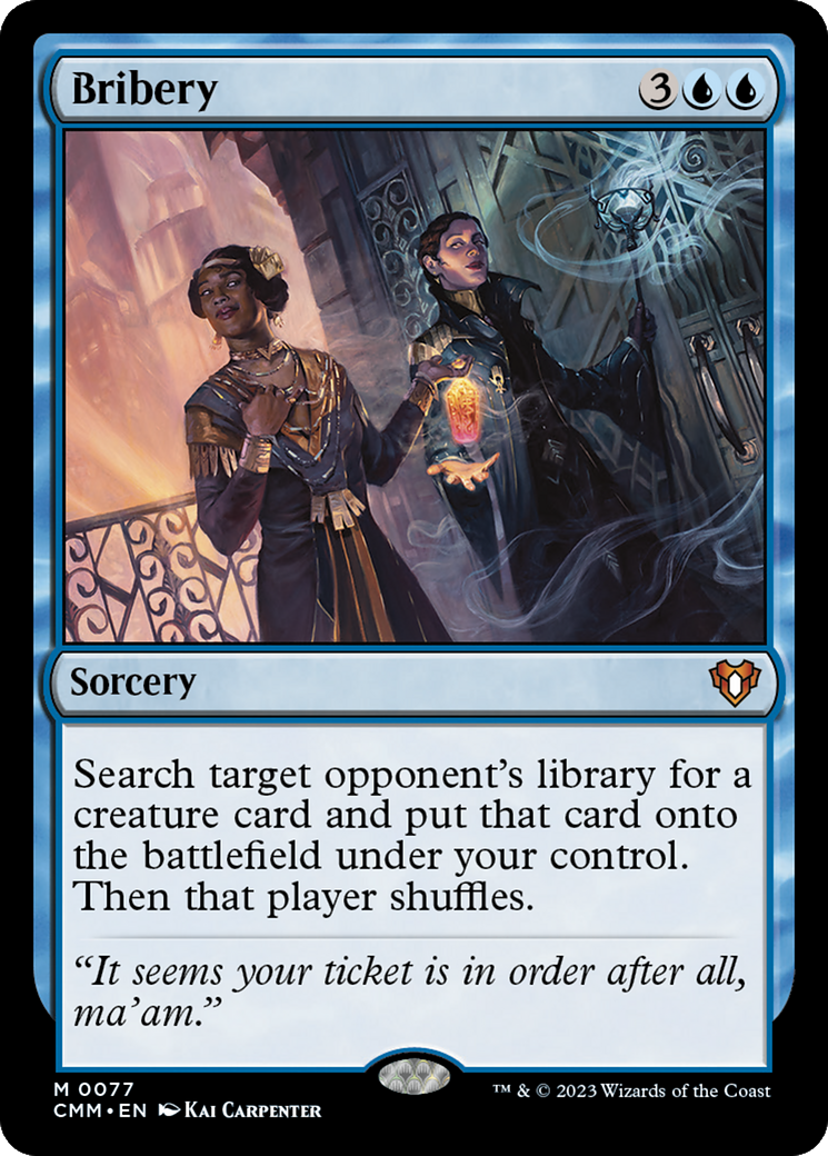 Bribery (77) [Commander Masters] - Deck Out Gaming