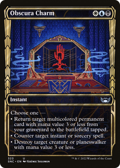 Obscura Charm (Showcase) (323) [Streets of New Capenna] foil - Deck Out Gaming