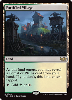 Fortified Village (366) [Commander: Tarkir: Dragonstorm] - Deck Out Gaming