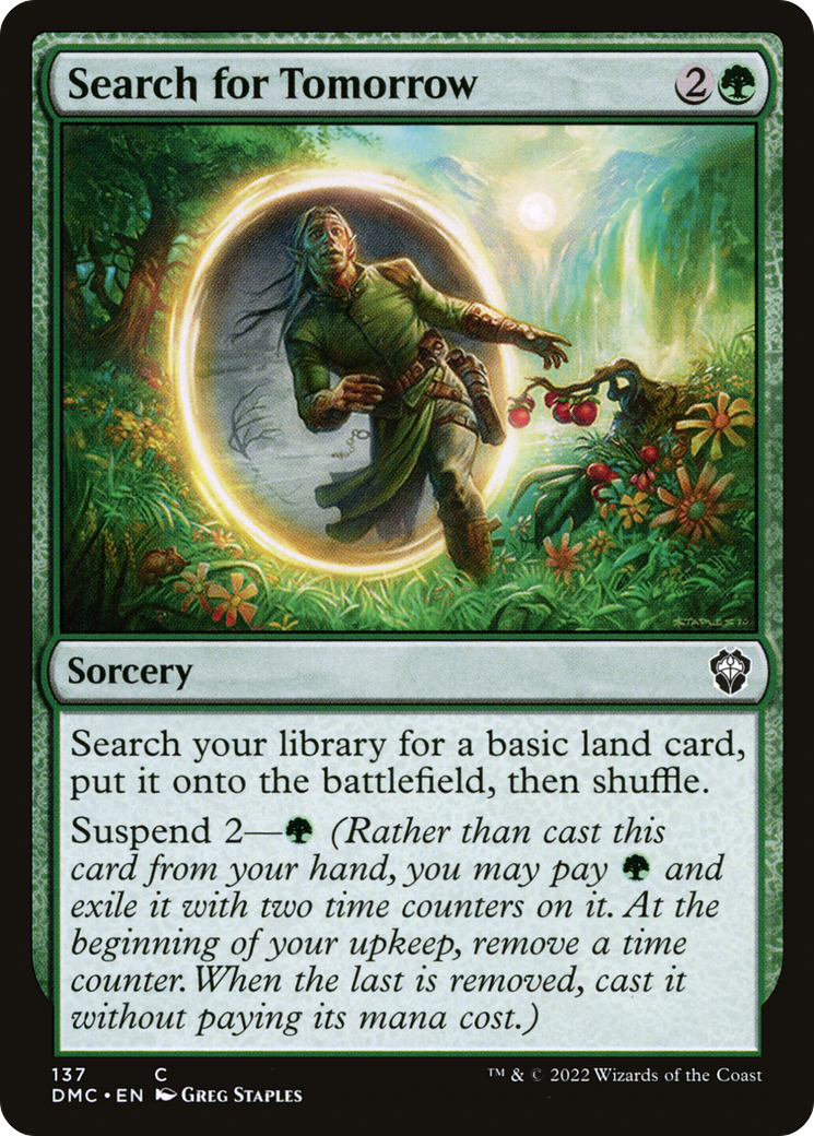 Search for Tomorrow (137) [Commander: Dominaria United] - Deck Out Gaming