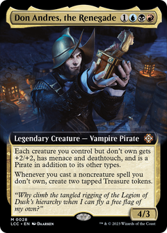 Don Andres, the Renegade (Extended Art) (28) [The Lost Caverns of Ixalan Commander] - Deck Out Gaming