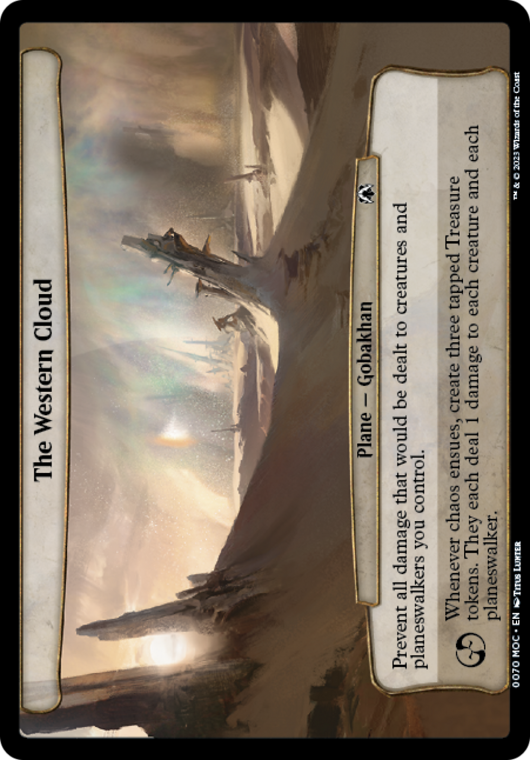 The Western Cloud (70) [March of the Machine Commander] - Deck Out Gaming