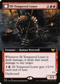 Ill-Tempered Loner (Extended Art) (378) [Innistrad: Crimson Vow] foil - Deck Out Gaming