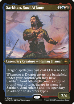 Sarkhan, Soul Aflame (146) [March of the Machine: The Aftermath] etched - Deck Out Gaming