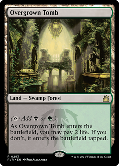 Overgrown Tomb (283) [Ravnica Remastered] foil - Deck Out Gaming
