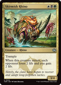 Skirmish Rhino (224) [Tarkir: Dragonstorm] foil - Deck Out Gaming