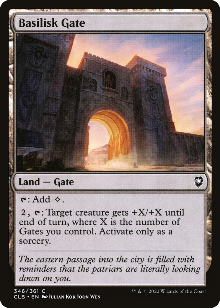 Basilisk Gate (346) [Commander Legends: Battle for Baldur's Gate] - Deck Out Gaming