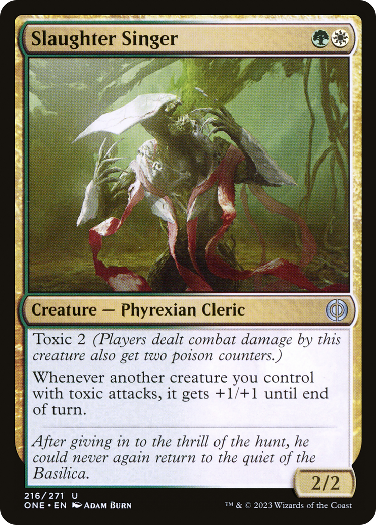 Slaughter Singer (216) [Phyrexia: All Will Be One] foil-1