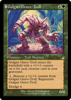 Golgari Grave-Troll (Retro Frame) (348) [Ravnica Remastered] foil - Deck Out Gaming