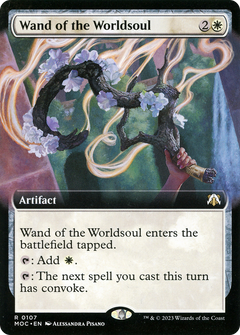 Wand of the Worldsoul (Extended Art) (107) [March of the Machine Commander] - Deck Out Gaming