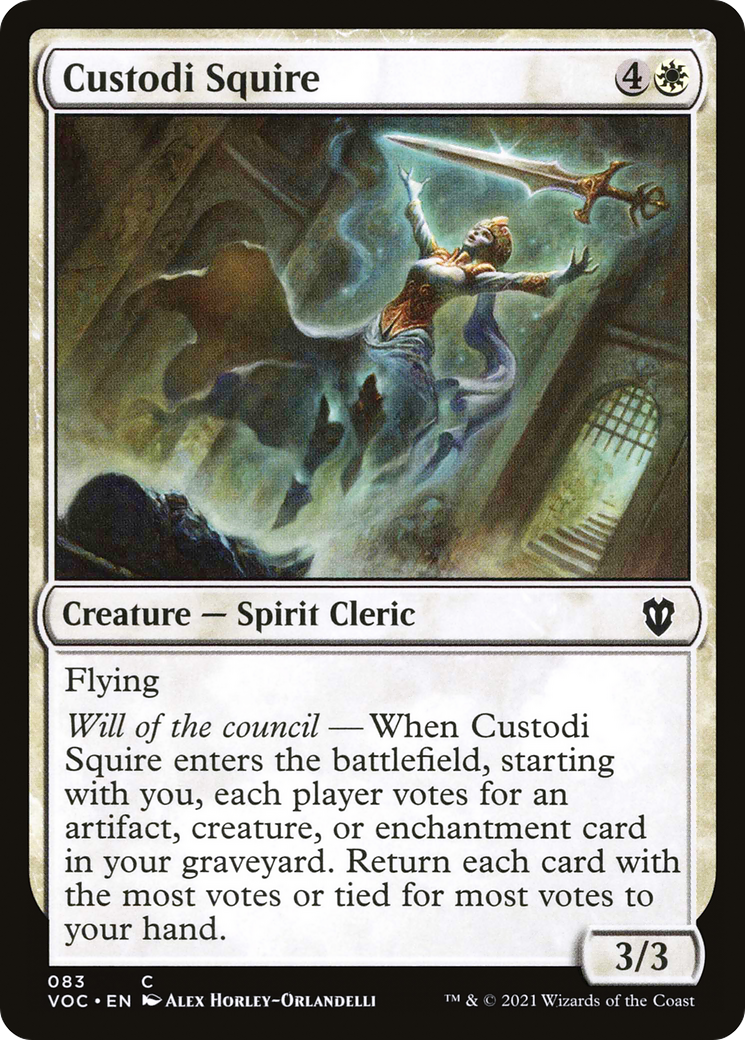Custodi Squire (83) [Commander: Innistrad: Crimson Vow] - Deck Out Gaming