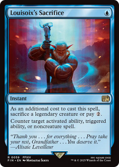 Louisoix's Sacrifice (59) [FINAL FANTASY] foil - Deck Out Gaming