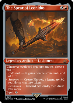 The Spear of Leonidas (219) [Assassin's Creed] etched - Deck Out Gaming