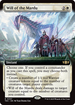 Will of the Mardu (Extended Art) (57) [Commander: Tarkir: Dragonstorm] - Deck Out Gaming