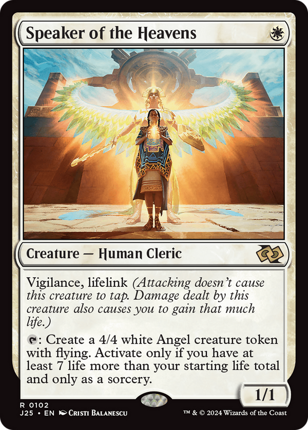 Speaker of the Heavens (102) [Foundations Jumpstart] - Deck Out Gaming