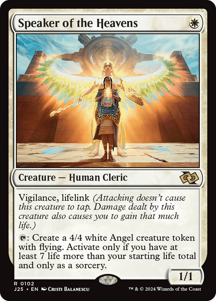 Speaker of the Heavens (102) [Foundations Jumpstart] - Deck Out Gaming