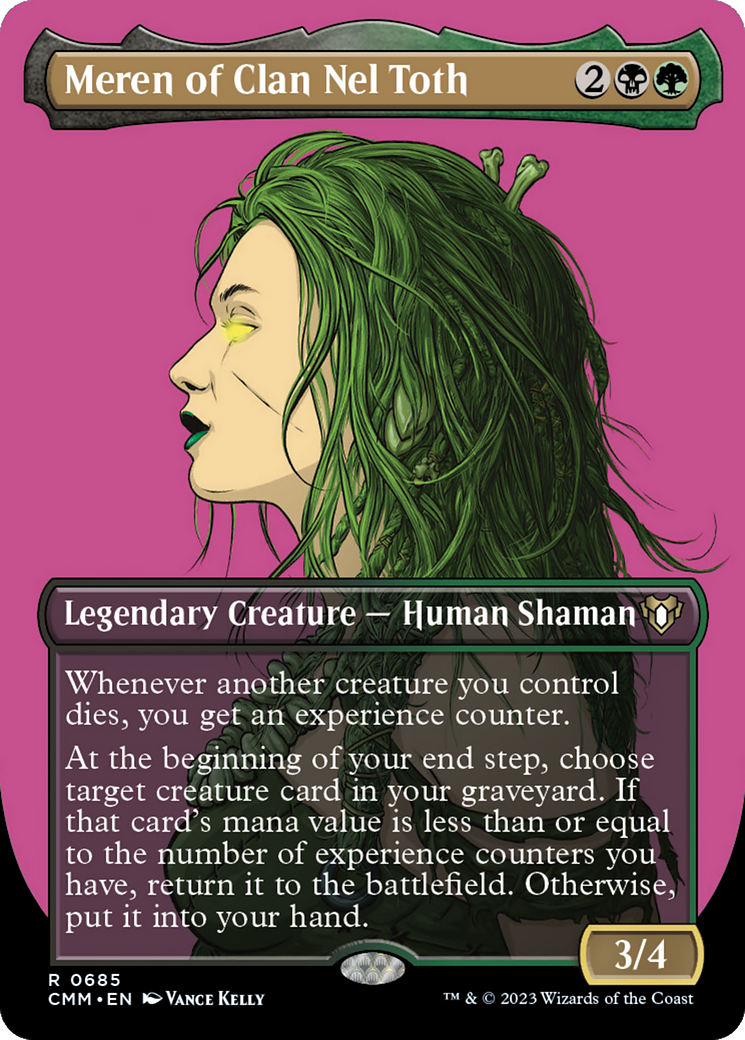 Meren of Clan Nel Toth (Borderless) (685) [Commander Masters] - Deck Out Gaming