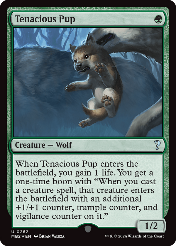 Tenacious Pup (262) [Mystery Booster 2] - Deck Out Gaming